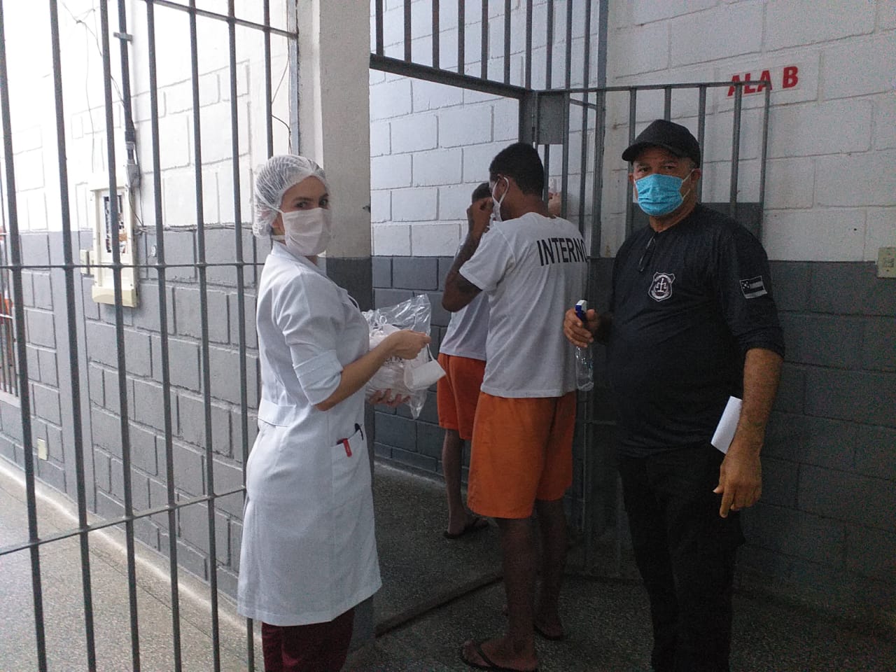 Sejuc começa a distribuir máscaras para internos do sistema prisional