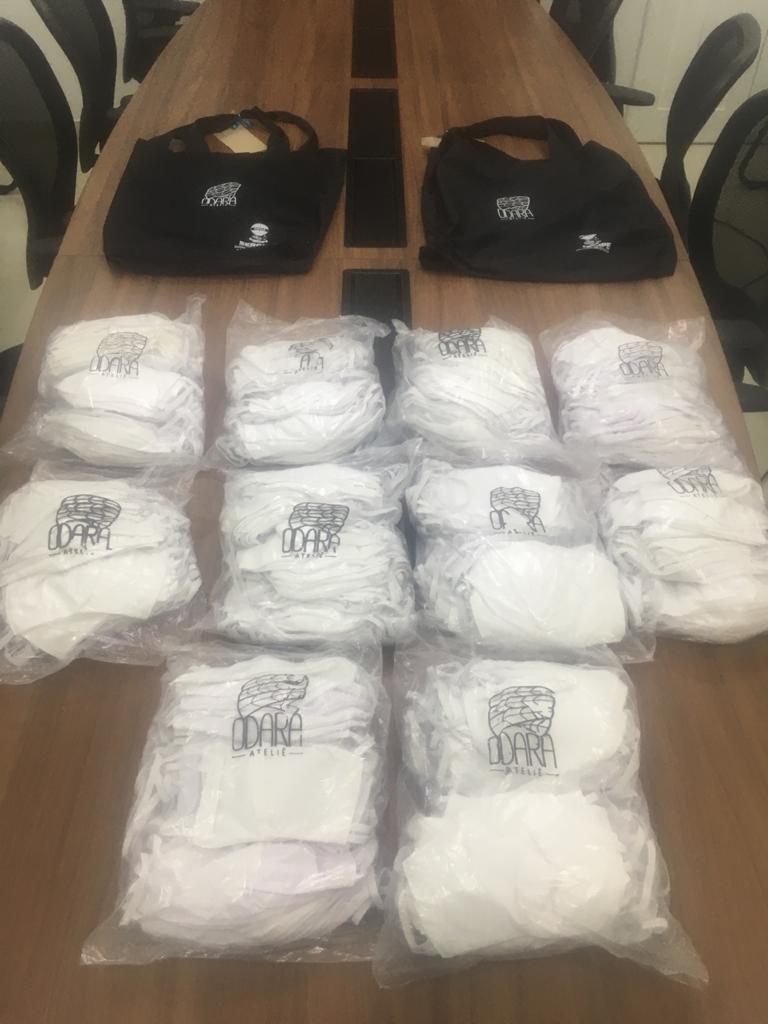 PC firma parceria com Sejuc e iniciativa privada para produzir 3 mil máscaras para policiais civis