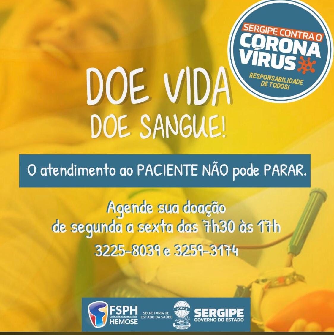 Hemose convoca doadores para repor estoques dos sangues O, A, B e Ab positivo e negativo