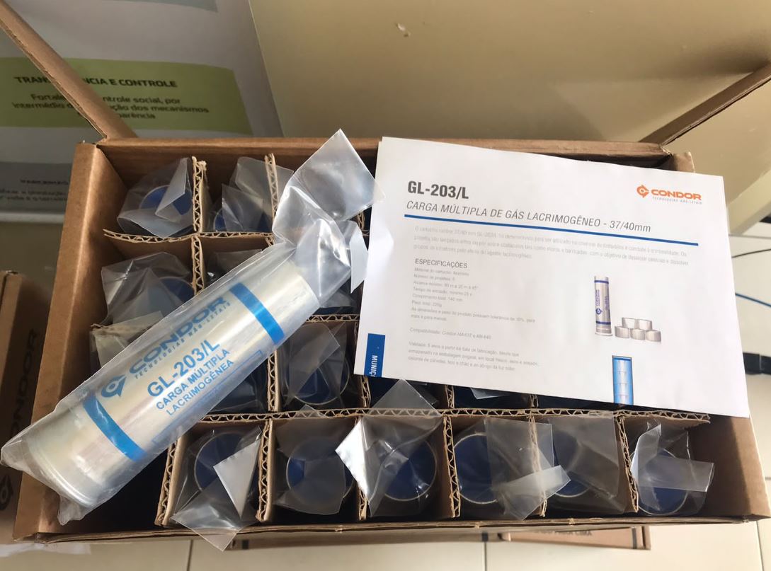 Sejuc recebe lote de munições não letais para unidades prisionais de SE