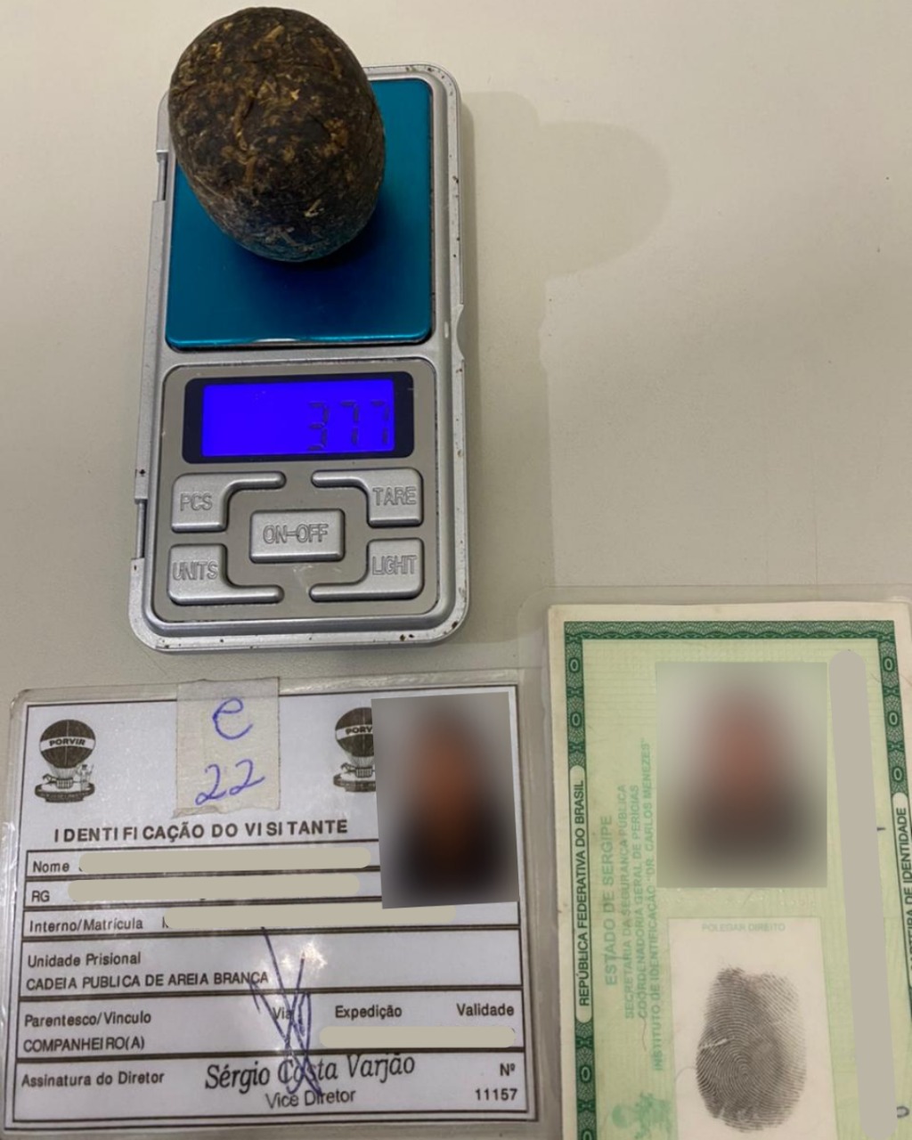 Polícia Penal prende mulher tentando entrar com droga na Cadeia Pública de Areia Branca