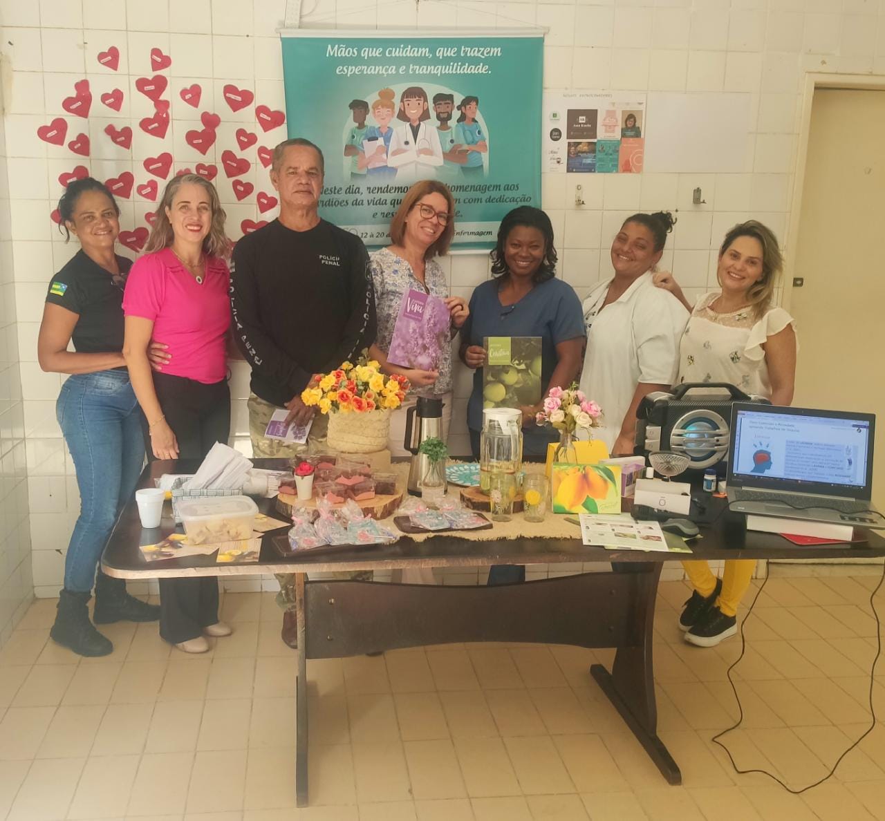 Unidade de Custódia Psiquiátrica (UCP) promove Semana da Enfermagem com diversas atividades de saúde