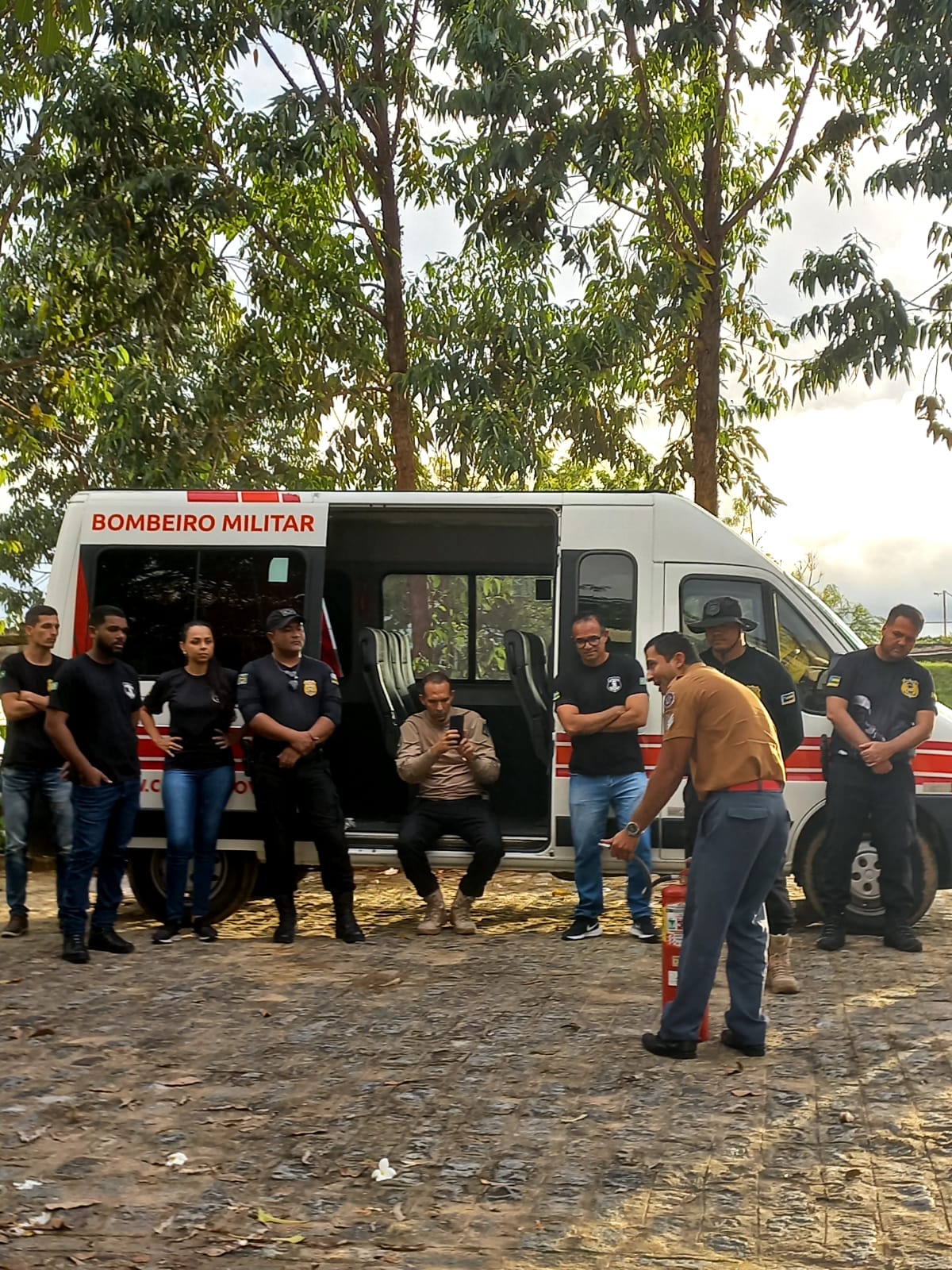 Egesp promove, em parceria com Corpo de Bombeiros Militar, Curso de Brigadista para Policiais Penais