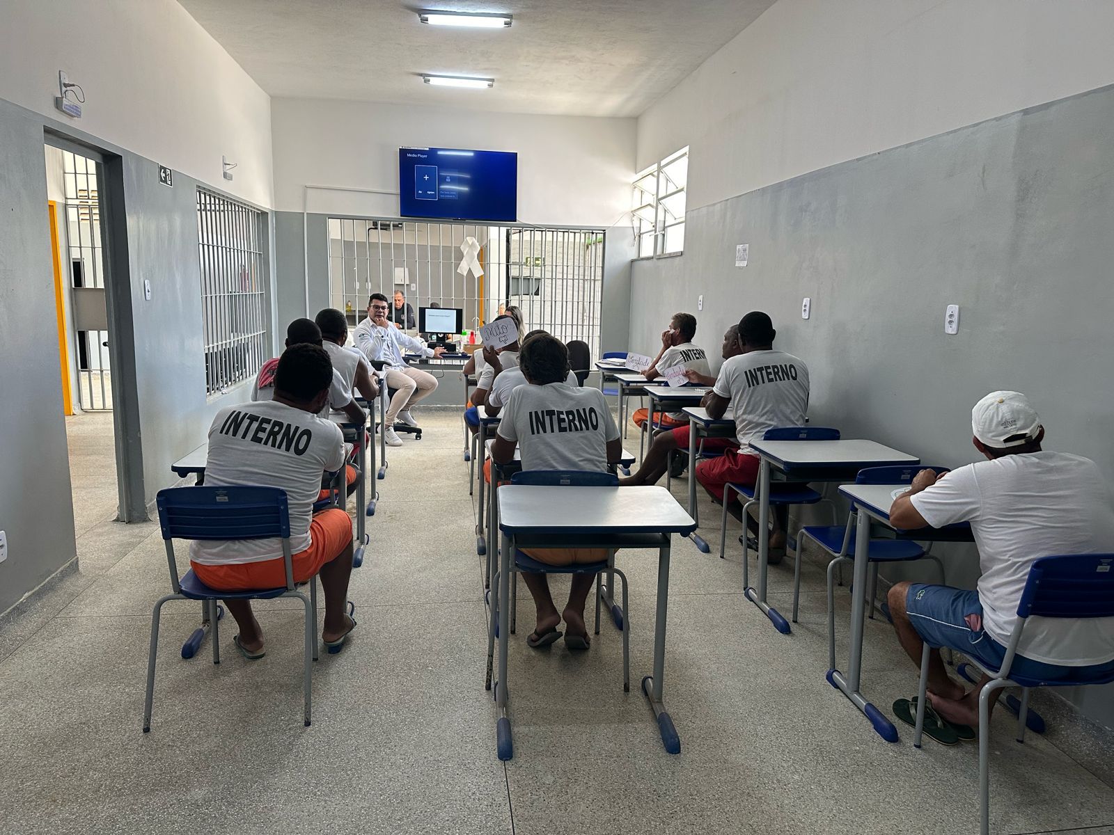 Internos do Preslen participam de ação educativa voltada para o combate ao mosquito da dengue