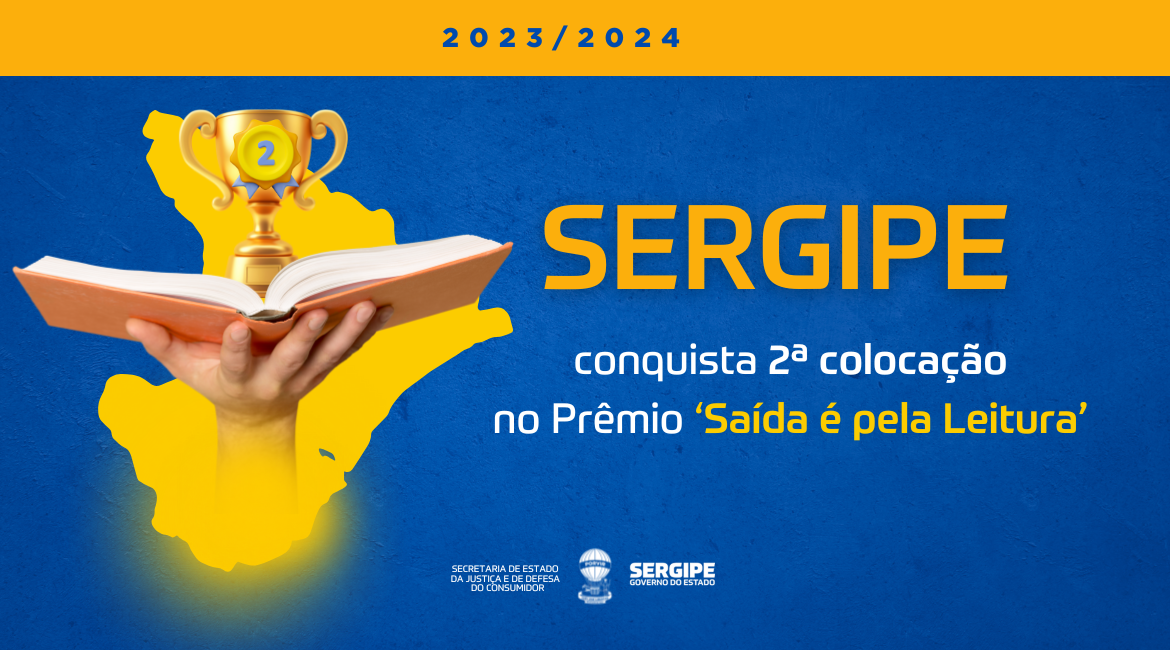 Sergipe conquista 2ª colocação no Prêmio ‘Saída é pela Leitura’