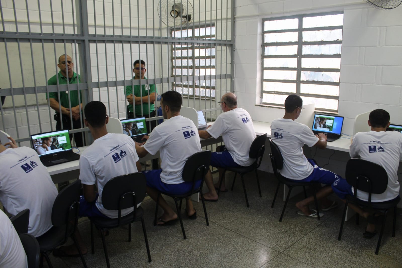 Secretaria de Justiça inaugura espaços de ressocialização em complexo penitenciário de Aracaju