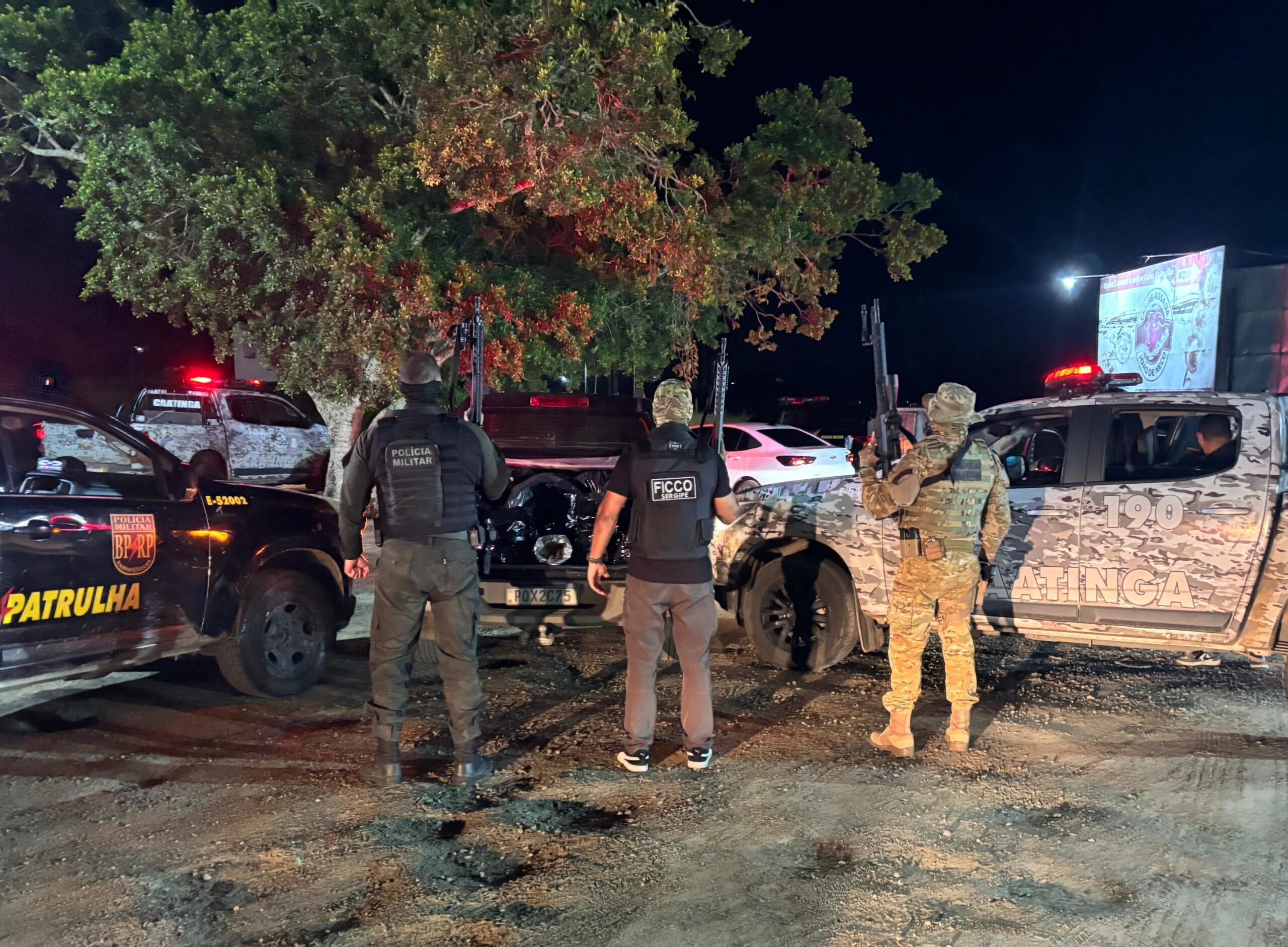 Força Integrada prende três por tráfico de drogas no município de Frei Paulo