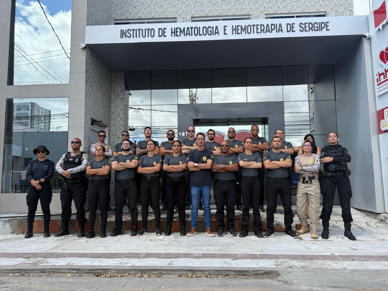 Alunos do Curso de Formação da Polícia Penal realizam ação solidária de doação de sangue 