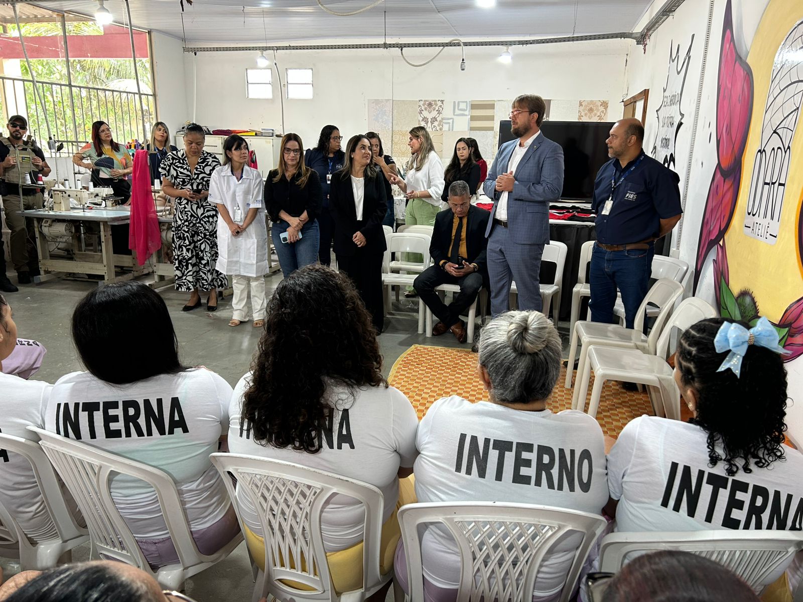 Governo do Estado dá início a turmas de qualificação profissional Presídio Feminino de Sergipe