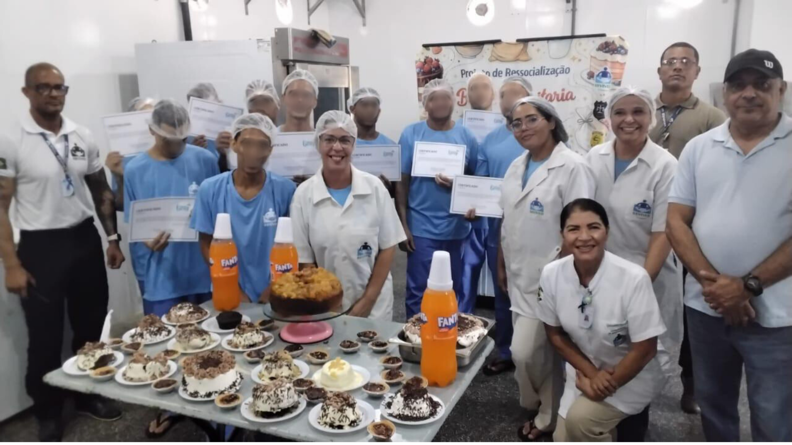 Compajaf conclui 1ª Turma do Curso de Confeitaria Básica e reforça ações de ressocialização